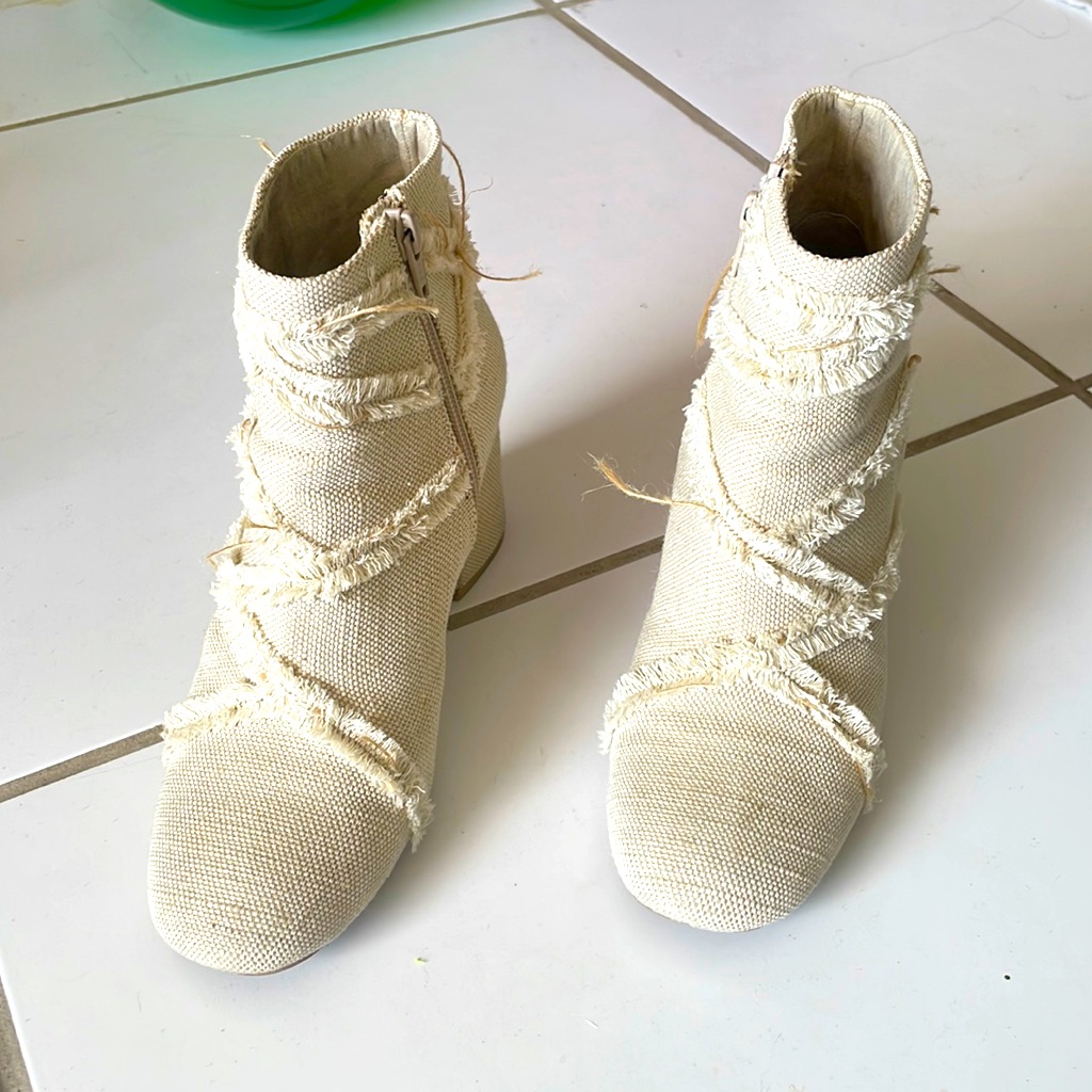 Seychelles Linen Bootie